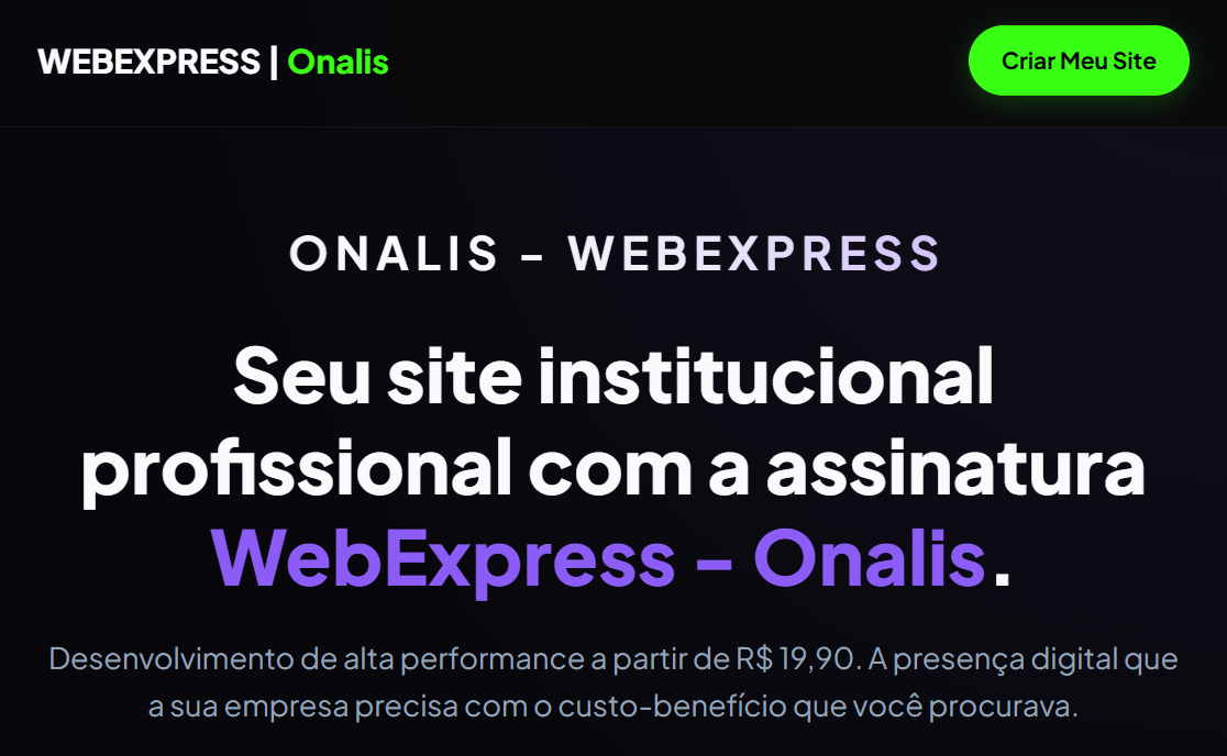 WebExpress - Onalis